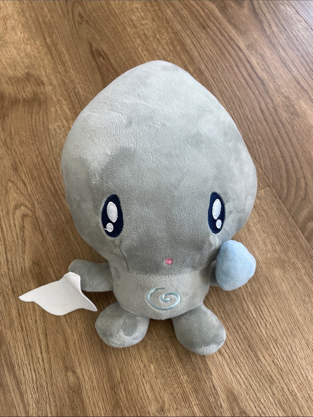 Madhappy Gray Plush Octopus with Light Blue Arm Accent